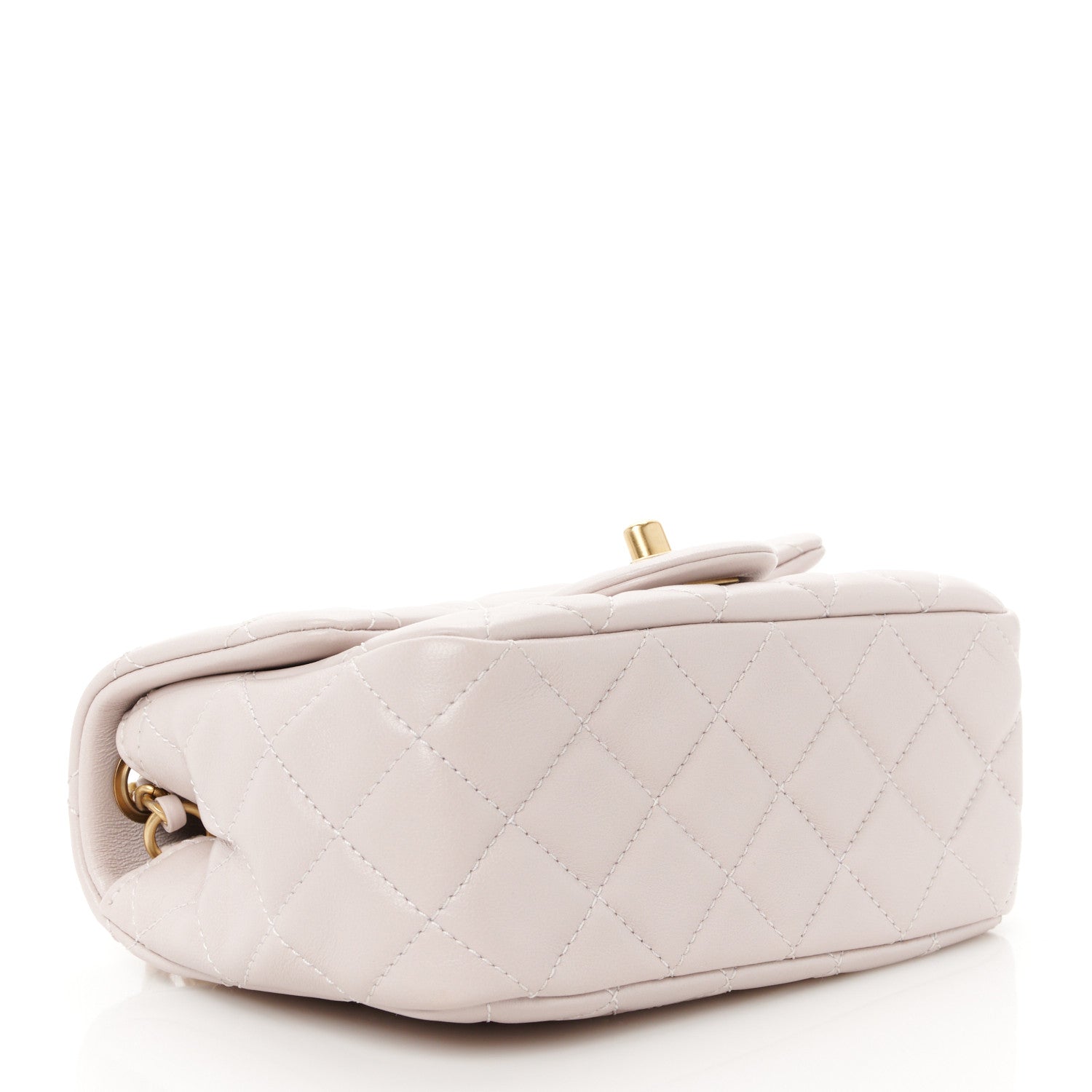 Chanel Lambskin Quilted Mini Pearl Crush Flap Light Purple 4 of 12