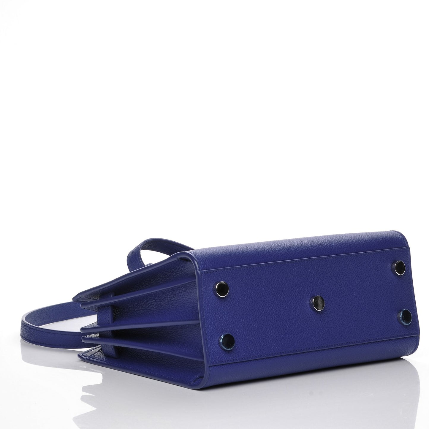 Calfskin Nano Sac De Jour Cobalt Blue