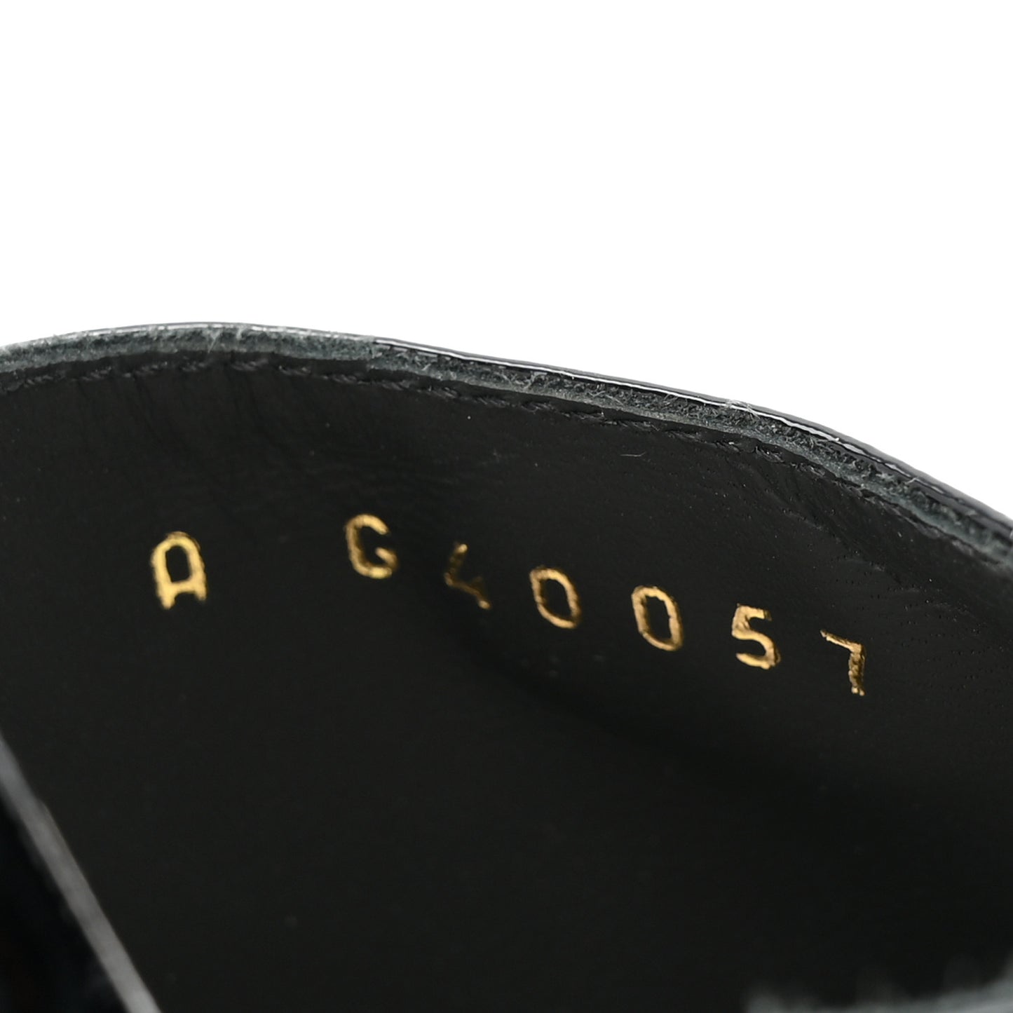 Patent Lambskin Pearl Mules 38 Black