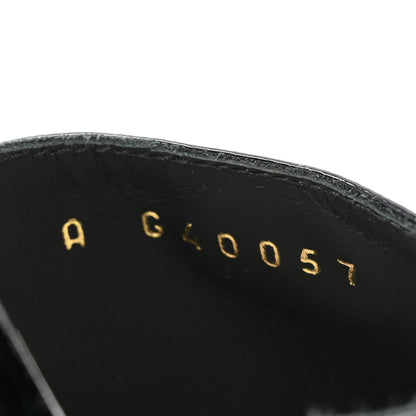 Chanel Patent Lambskin Pearl Mules 38 Black 8 of 8