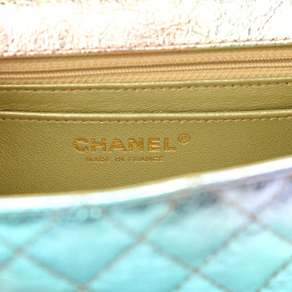 Chanel Metallic Goatskin Quilted Mini 2.55 Reissue Flap Multicolor 6 of 10