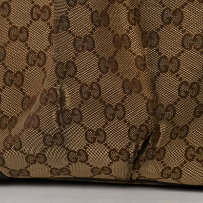 Gucci Monogram Medium Sukey Top Handle Dark Brown 19 of 28