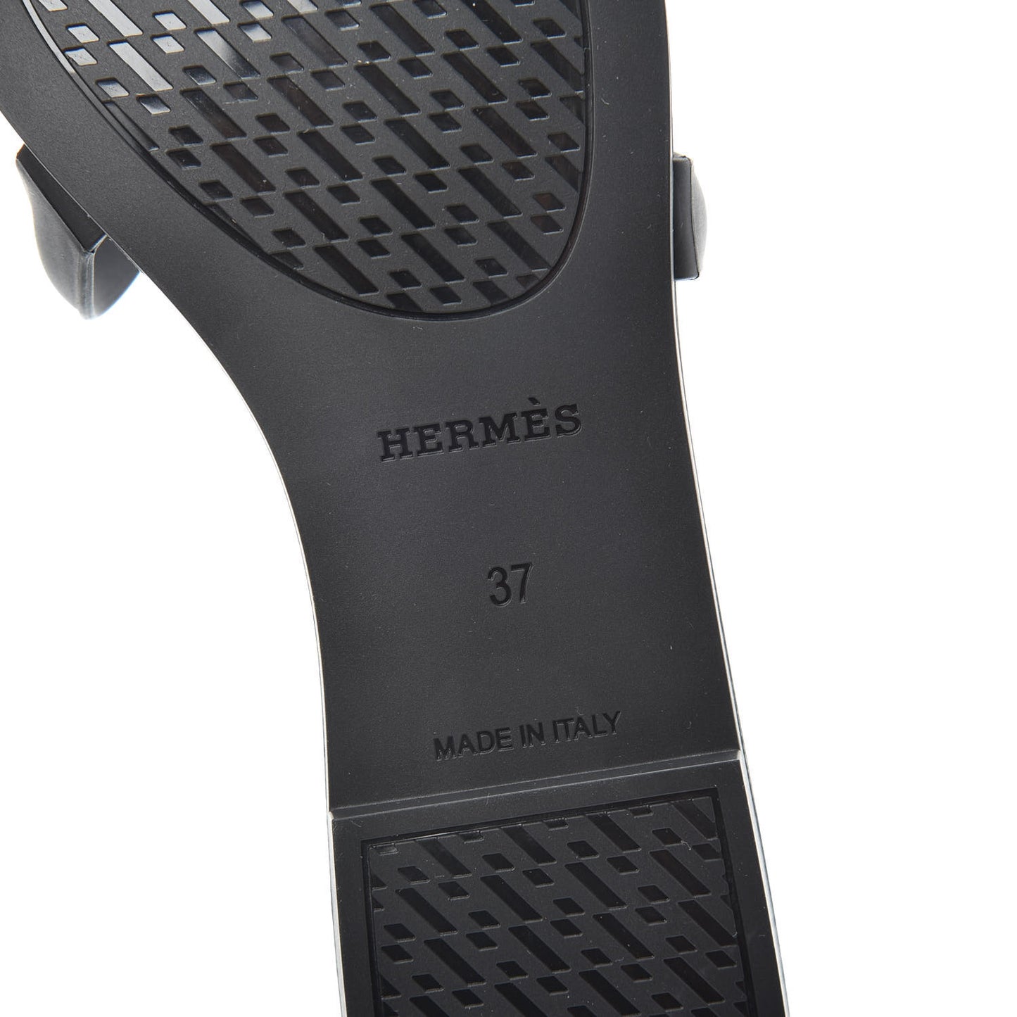 Rubber Aloha Sandals 37 Black