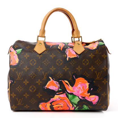 Louis Vuitton Monogram Roses Speedy 30 1 of 15