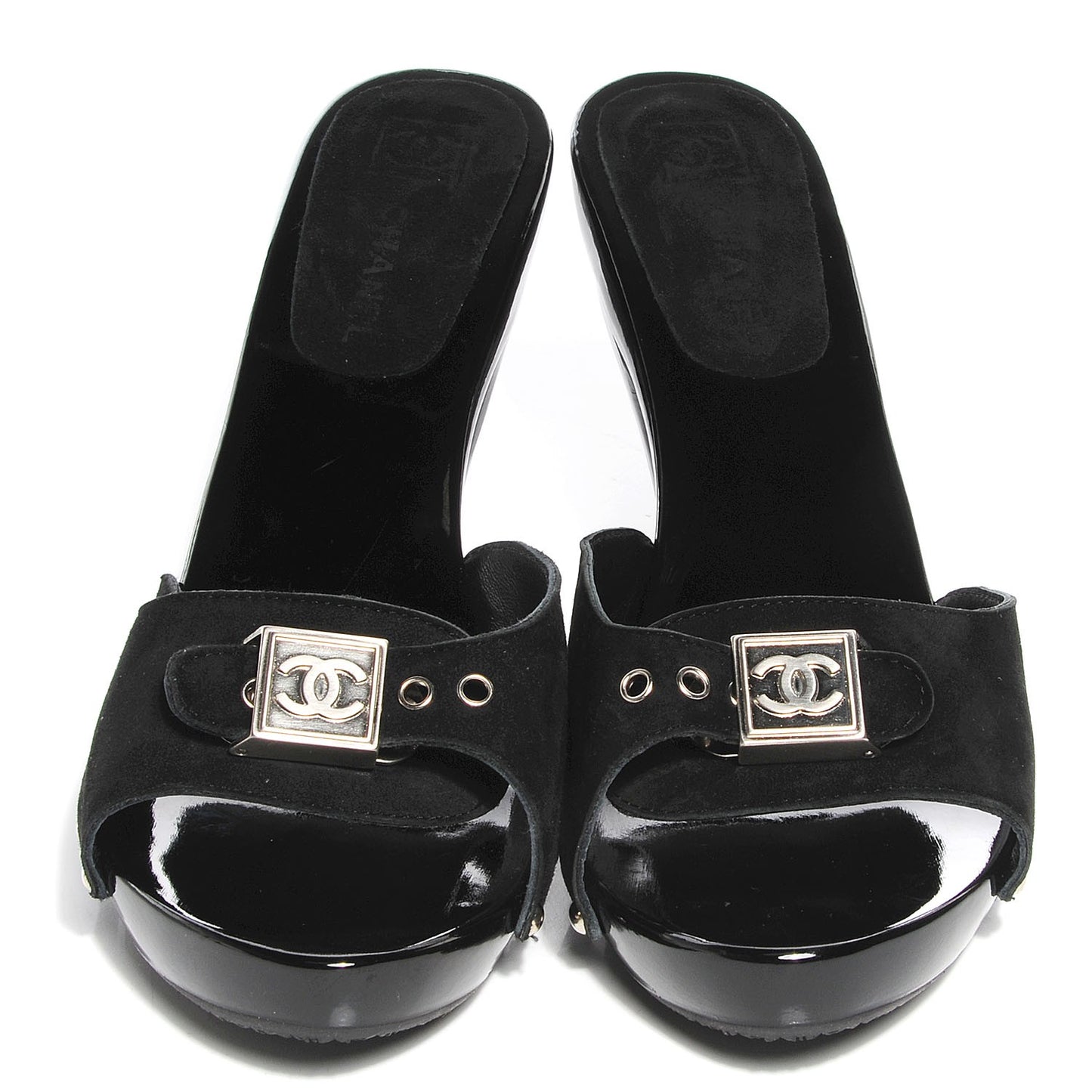 Suede CC Mules 41 Black