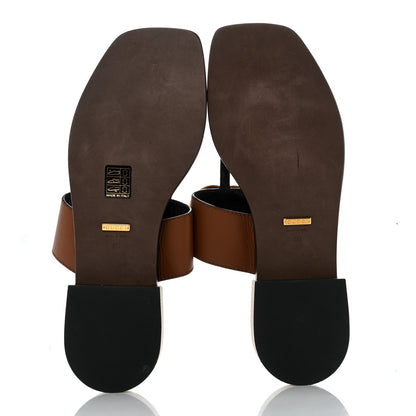Gucci Lifford Calfskin GG Marmont Thong 25mm Sandals 40 Cuir 5 of 8