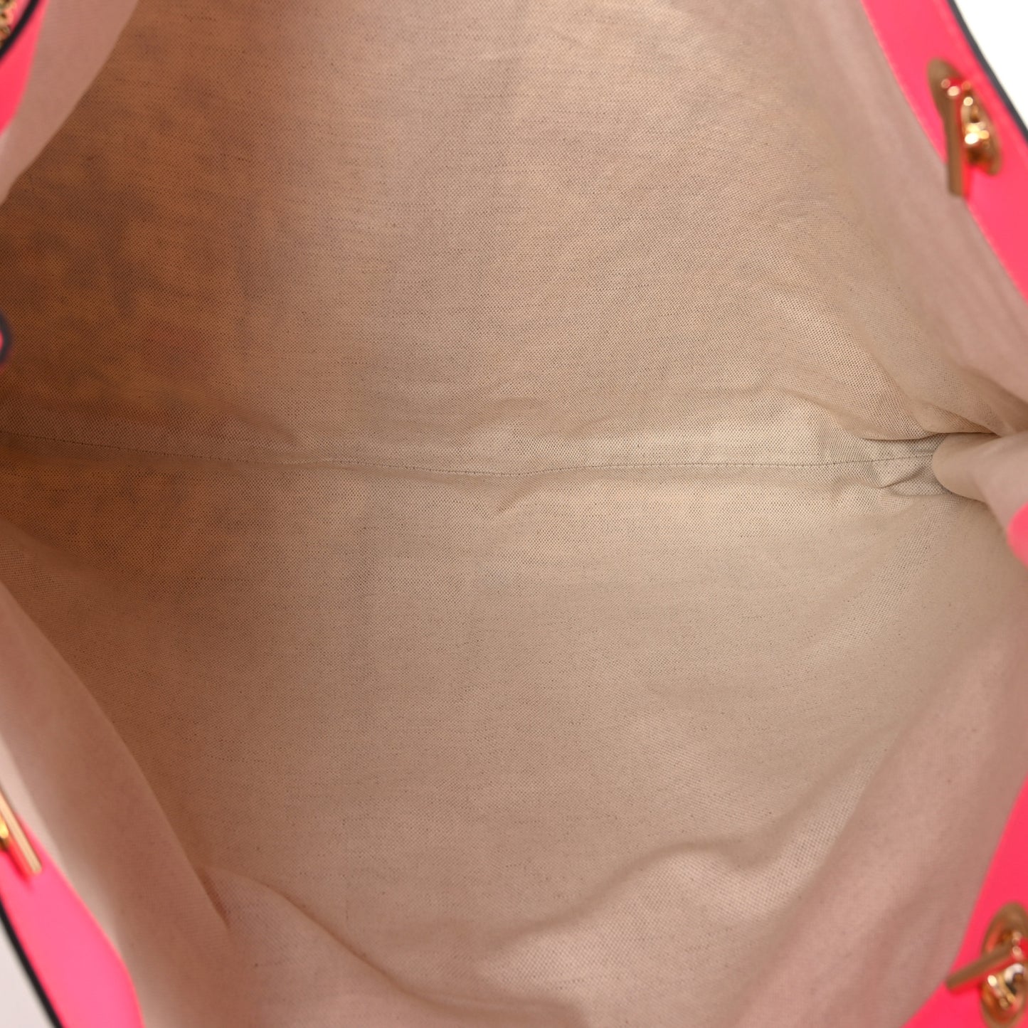 Canvas Flora Large Rajah Chain Tote White Multicolor Fuxia Fluo