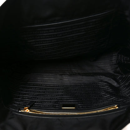 Prada Re-Nylon Saffiano Triangle Re-Edition 1978 Medium Tote Black 5 of 9
