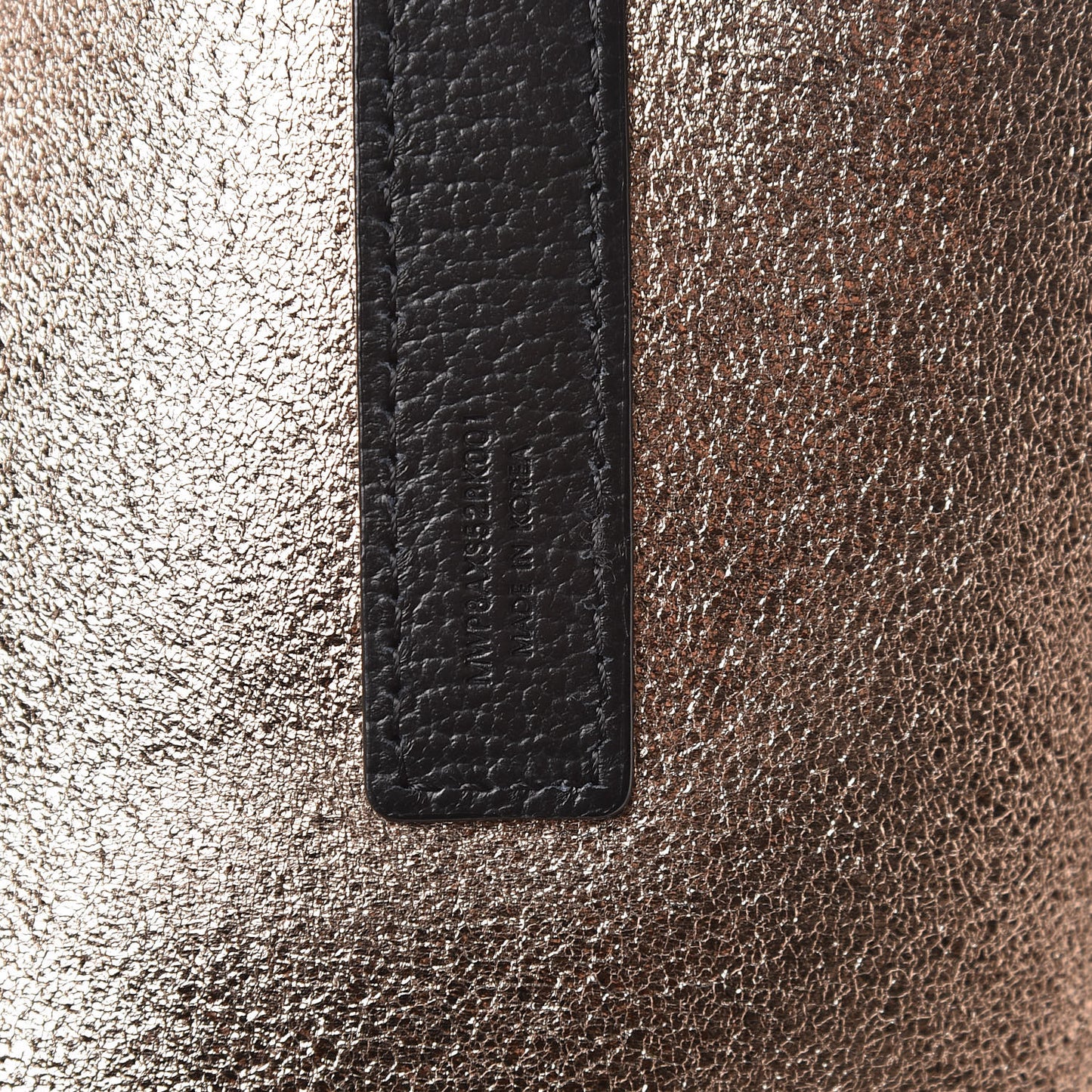 Grained Calfskin Medium Reversible Wandel Tote Black