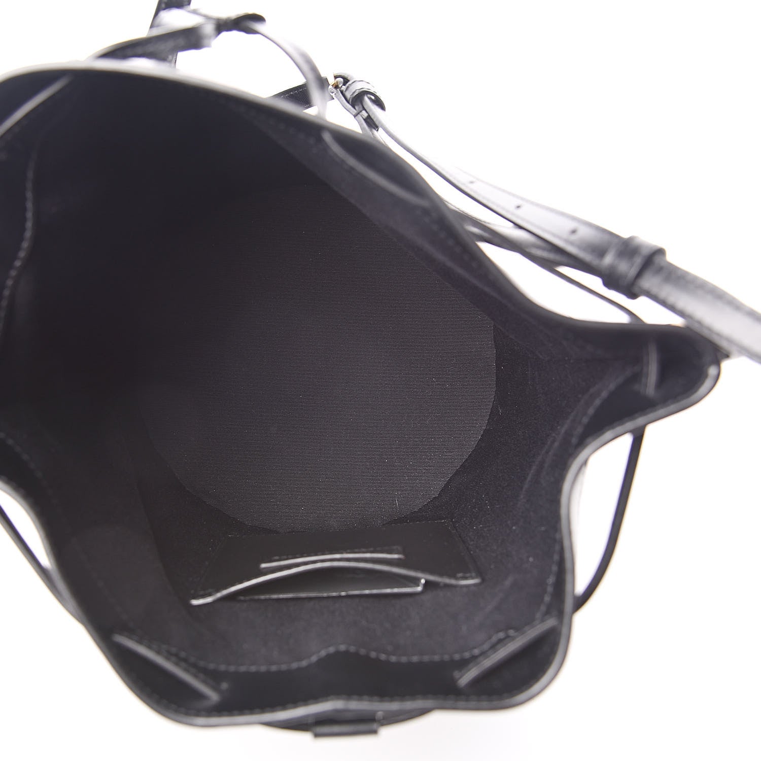 Saint Laurent Smooth Calfskin Medium Talitha Bucket Bag Black 5 of 12