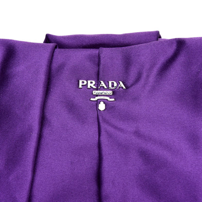 Prada Satin Pochette Clutch Viola 10 of 10