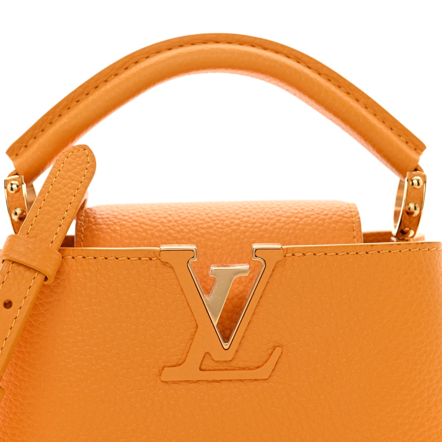 Taurillon Mini Capucines Sunbeam Yellow