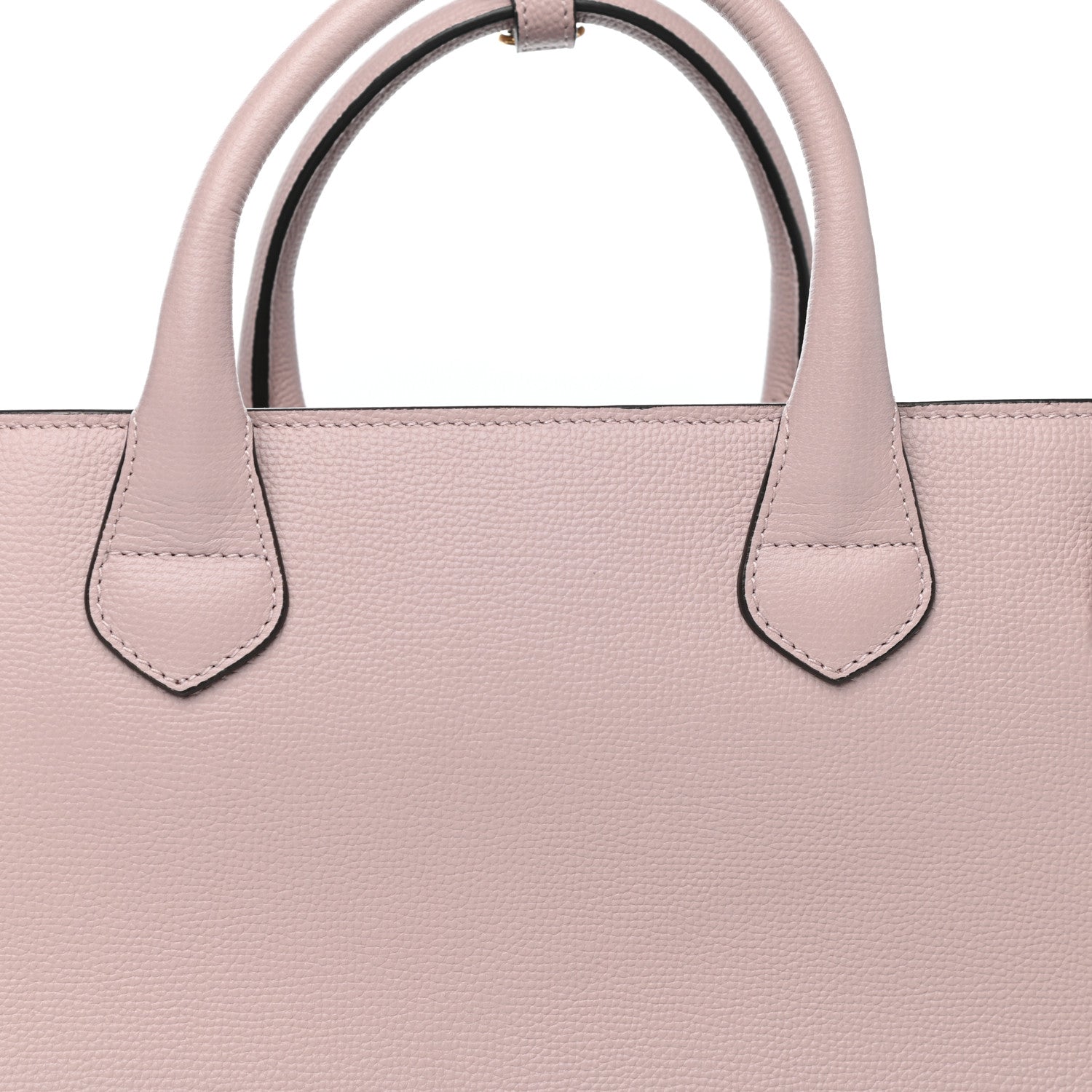 Burberry Grainy Calfskin House Check Medium Banner Tote Pale Orchid 11 of 11