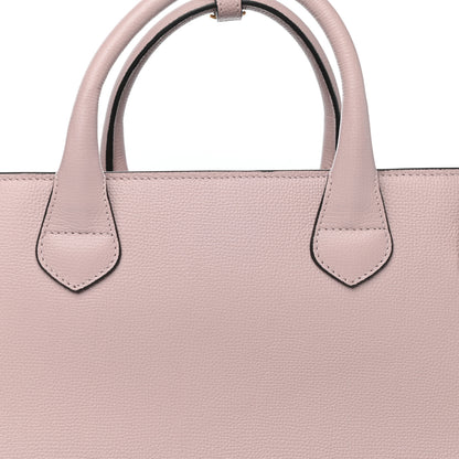 Burberry Grainy Calfskin House Check Medium Banner Tote Pale Orchid 11 of 11