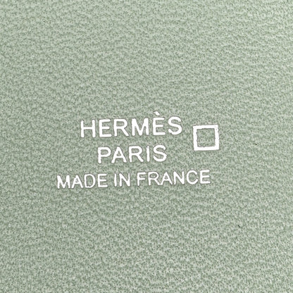 Hermes Matte Alligator Micro Picotin Lock Vert D' Eau 6 of 11