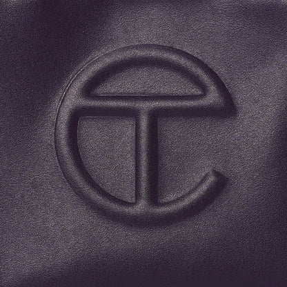 Telfar Vegan Leather Small Shopping Bag Eggplant 7 of 9