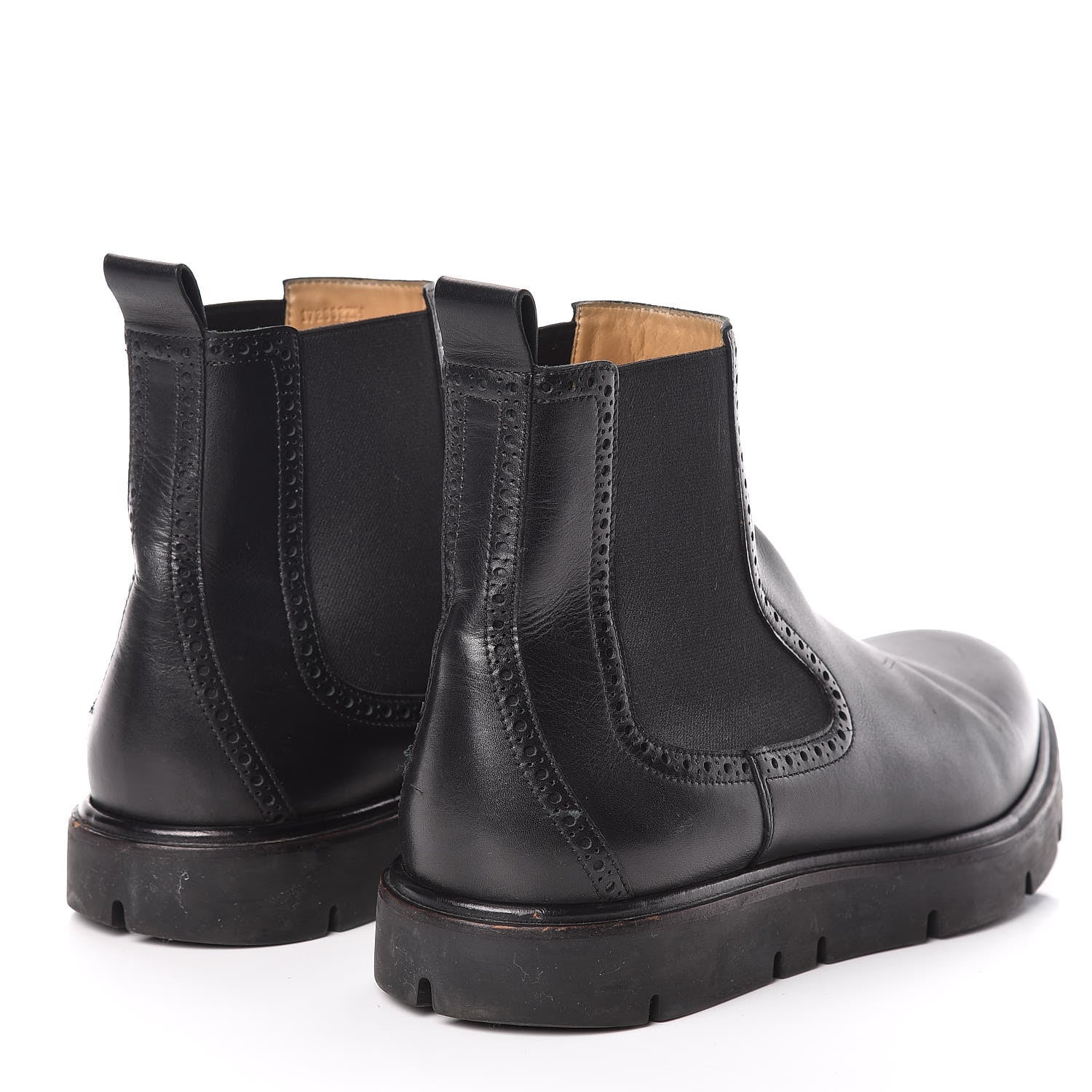 Hermes Calfskin Mens Ankle Boots 43 Black 4 of 14