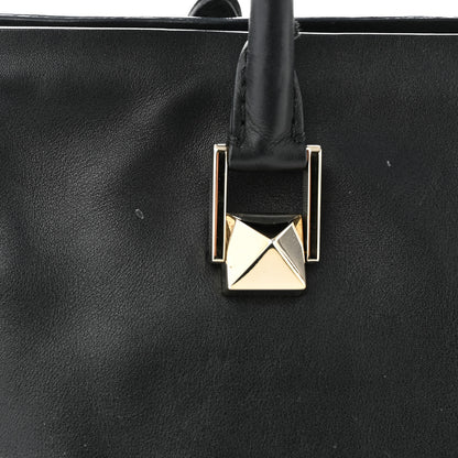 Valentino Garavani Vitello Macro Rockstud Runway Tote Black 10 of 15