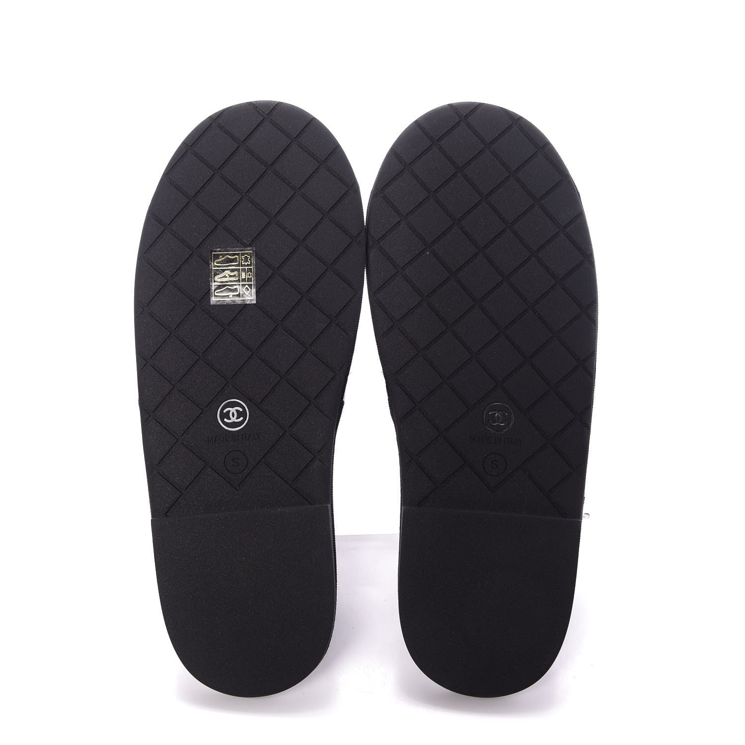 Chanel Lambskin CC Flat Mules S Black 6 of 11