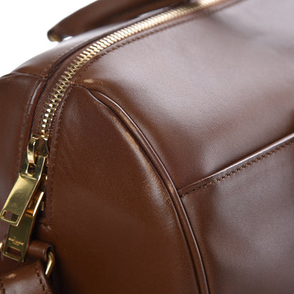 Saint Laurent Calfskin Classic Duffle 6 Havane 16 of 20