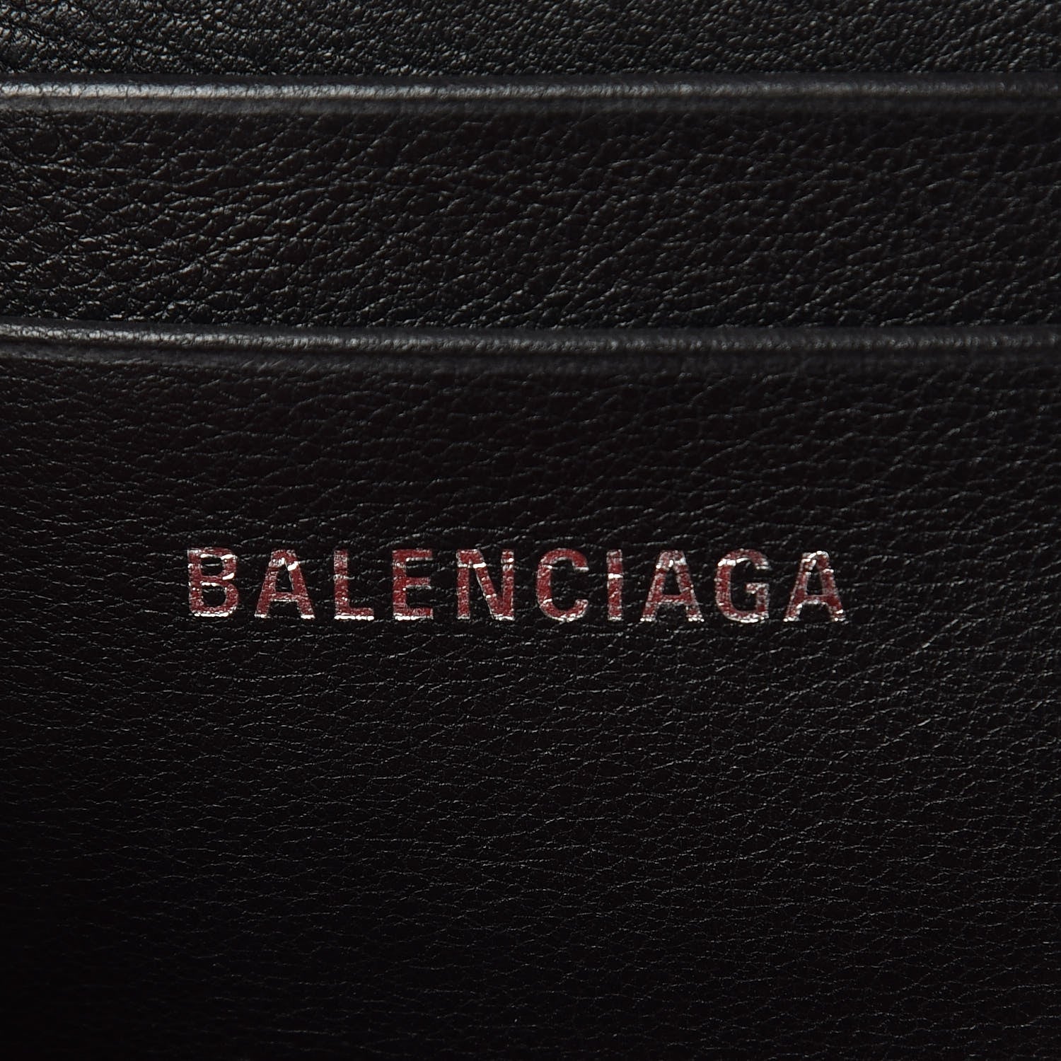 Balenciaga Calfskin M Triangle Pouch Black 6 of 7
