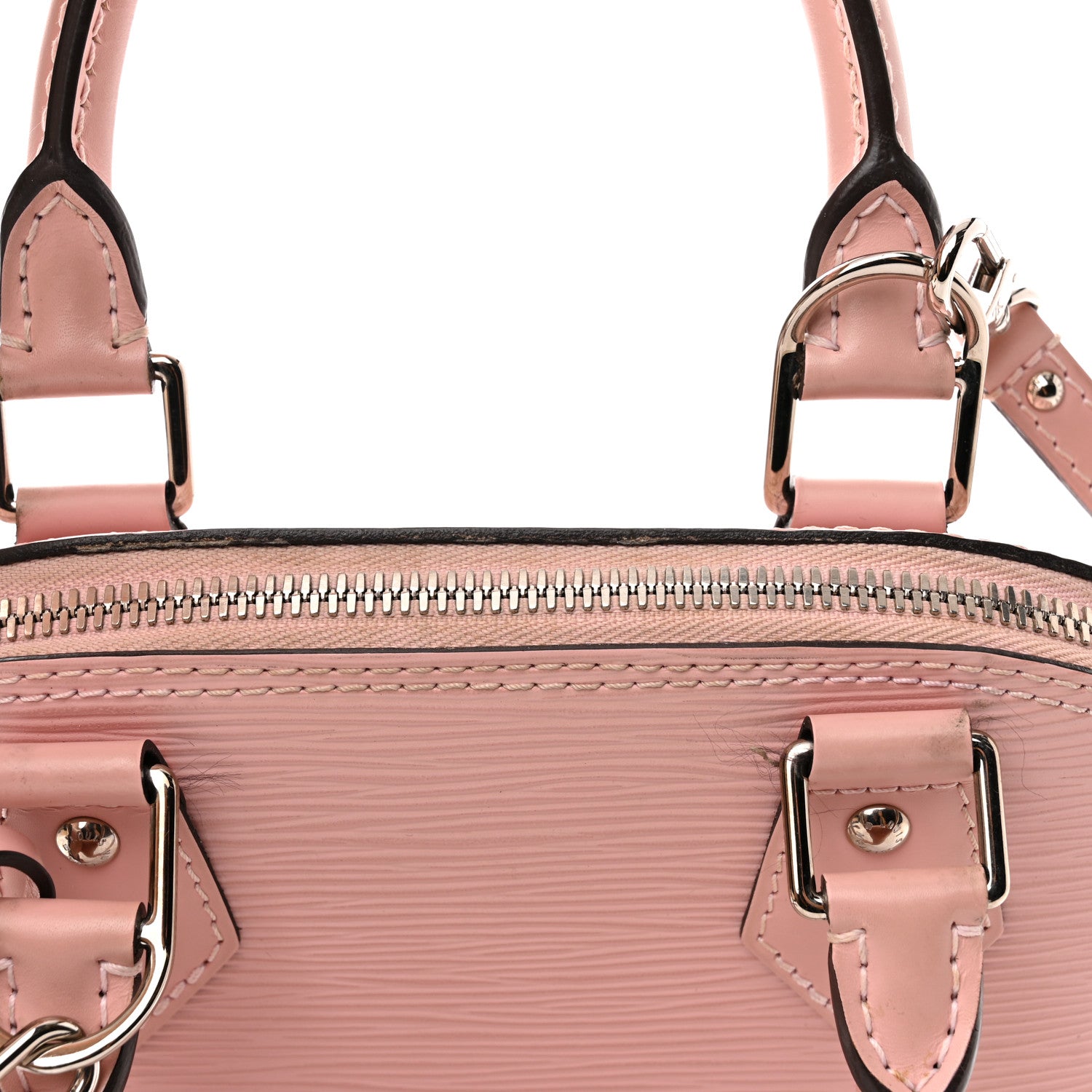 Louis Vuitton Epi Alma BB Rose Ballerine 10 of 13