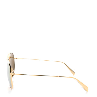 Celine Aviator Sunglasses CL 40062U Gold 3 of 8