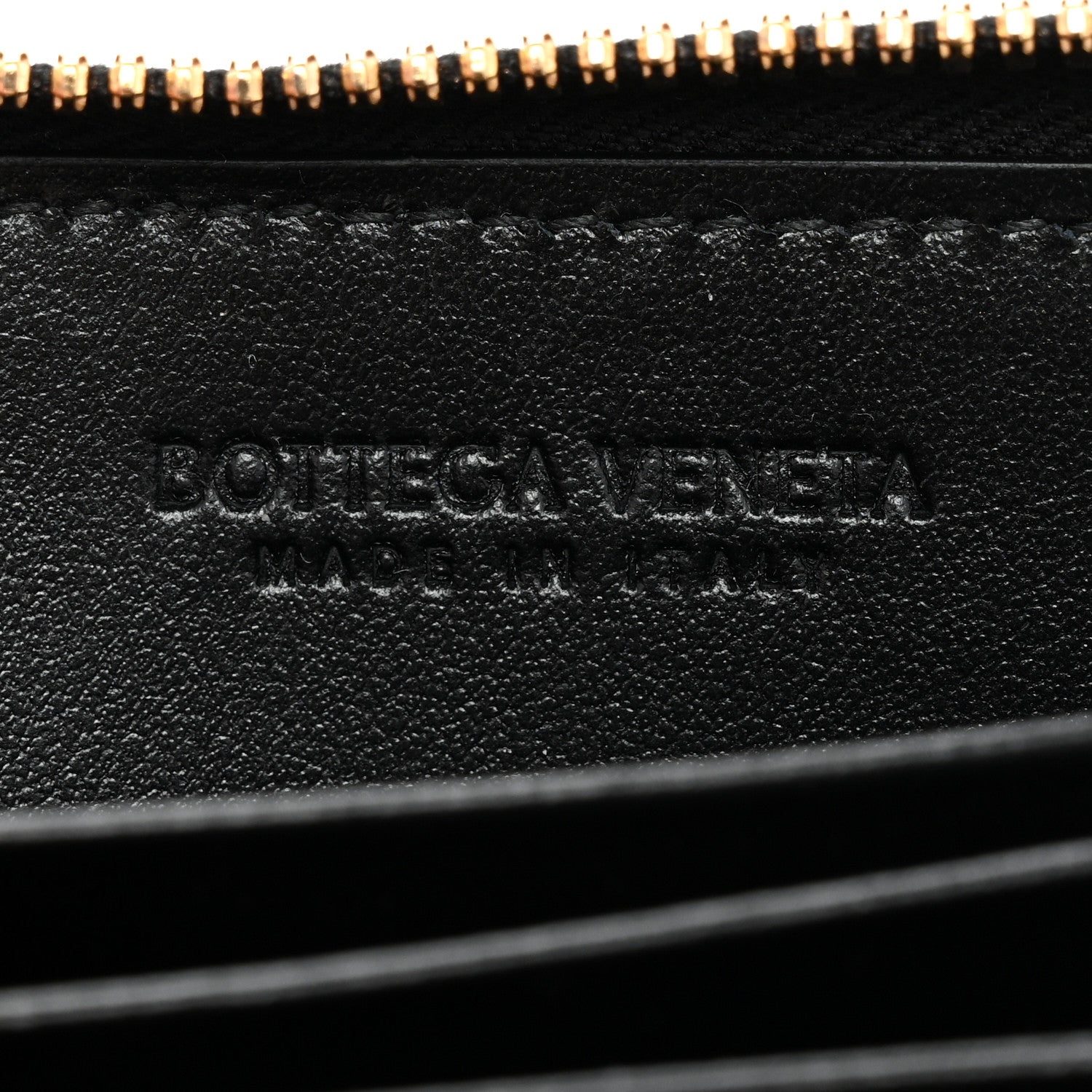 Bottega Veneta Nappa Intrecciato Cassette Accordion Zip Around Card Holder Black 6 of 6