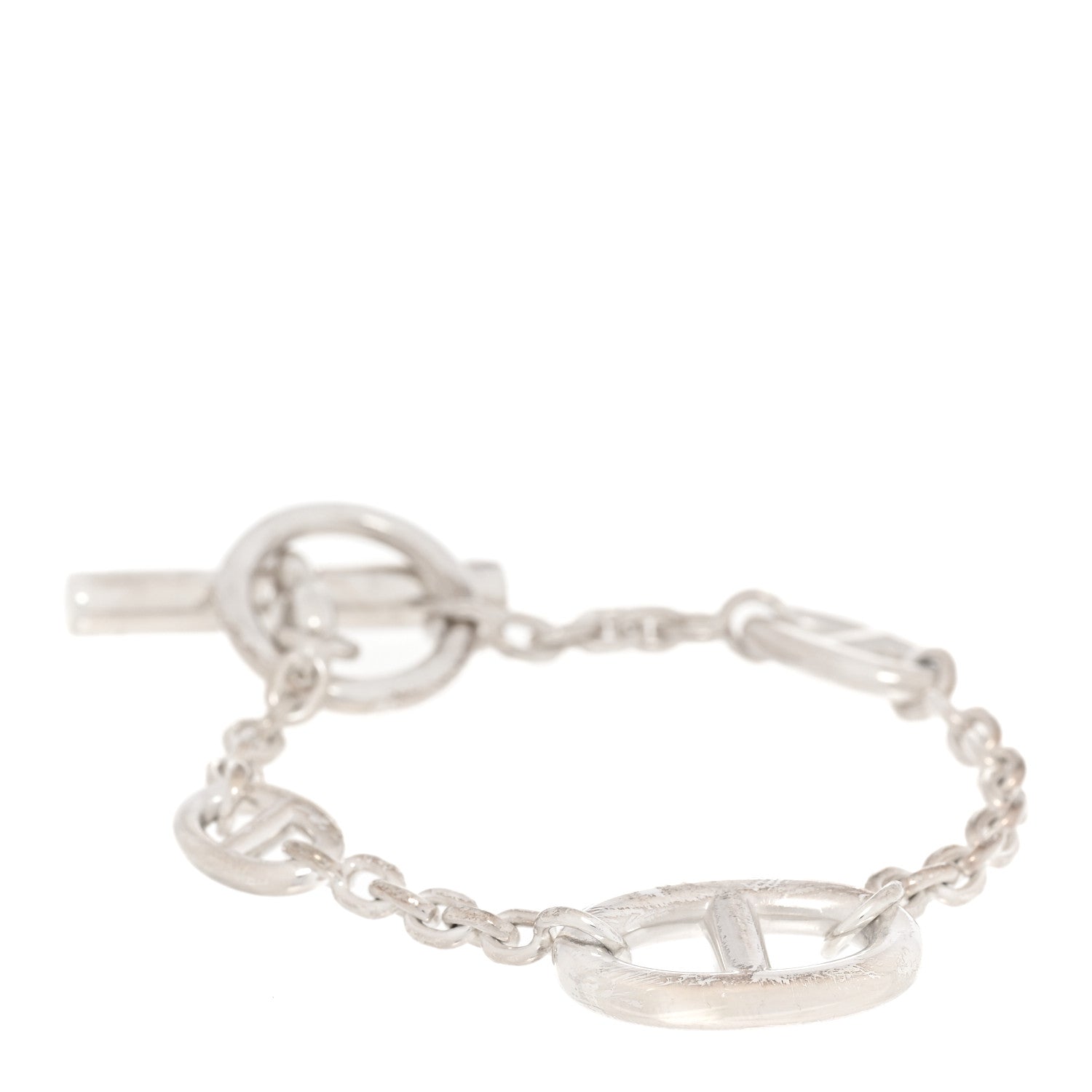 Hermes Sterling Silver Farandole Bracelet ST 1 of 4
