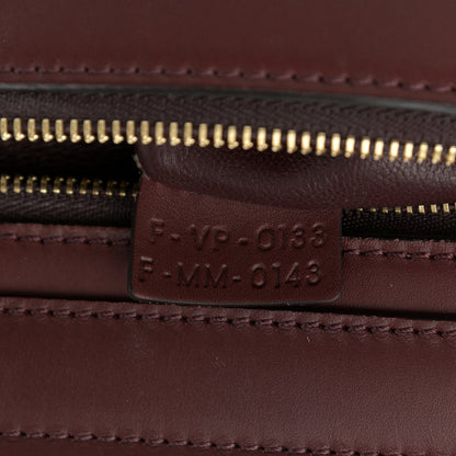 Celine Smooth Calfskin Suede Medium Trapeze Burgundy 7 of 13
