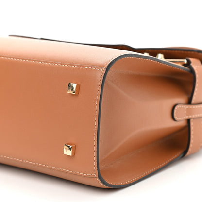 Delvaux Calfskin MM Tempete Satchel Camel 7 of 11