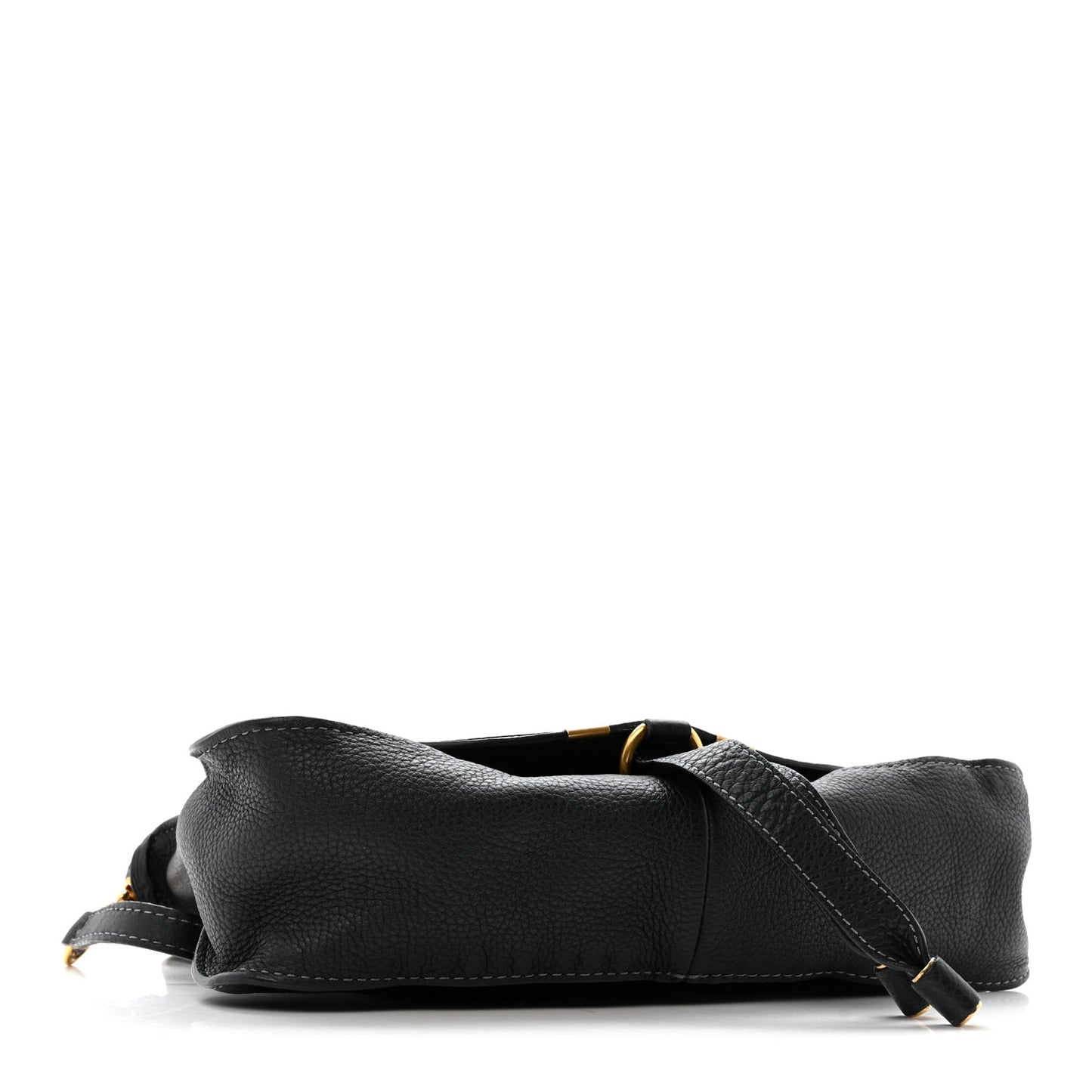 Calfskin Medium Marcie Satchel Black