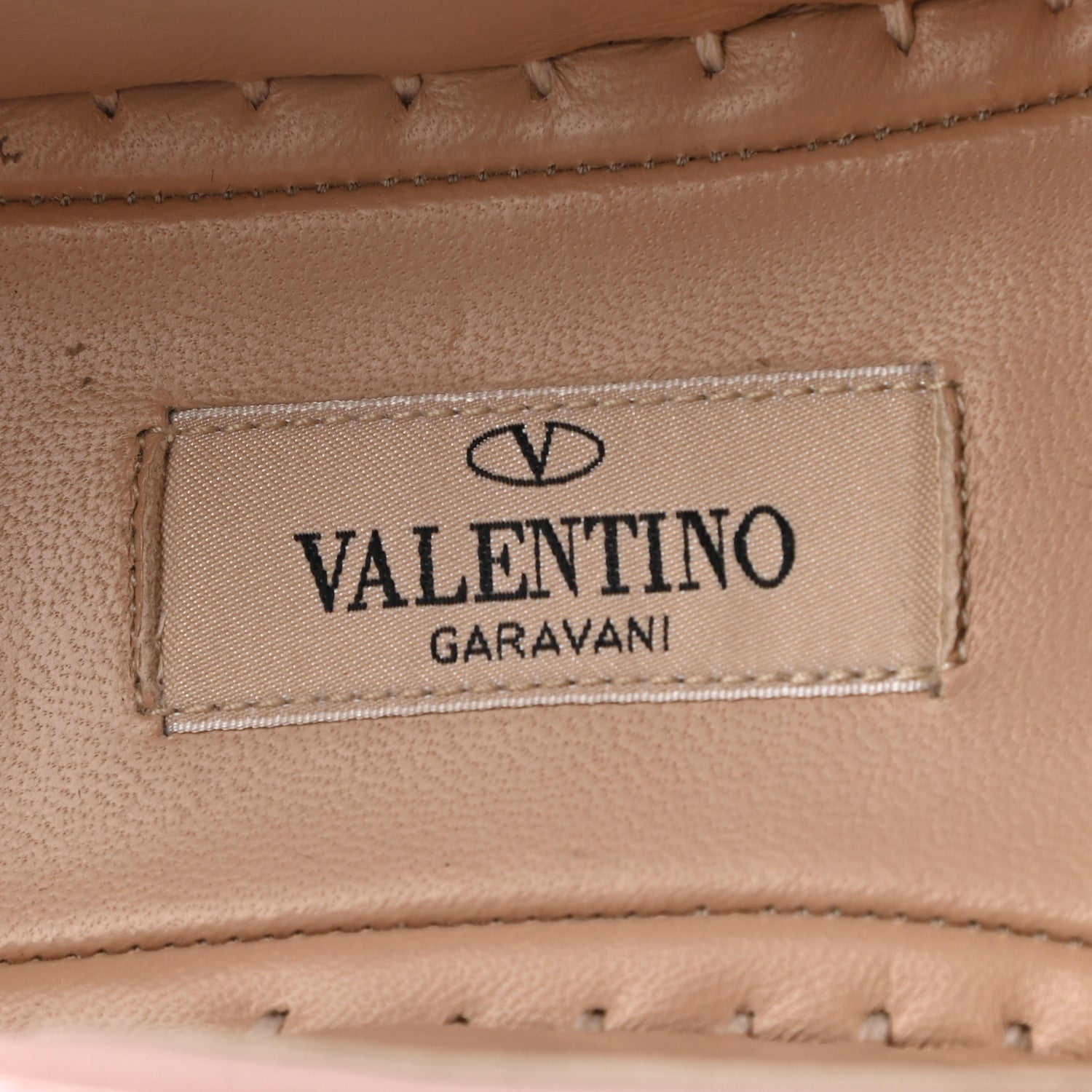 Valentino Garavani Nappa Rockstud Spike Espadrille Flats 40 Water Rose 7 of 9