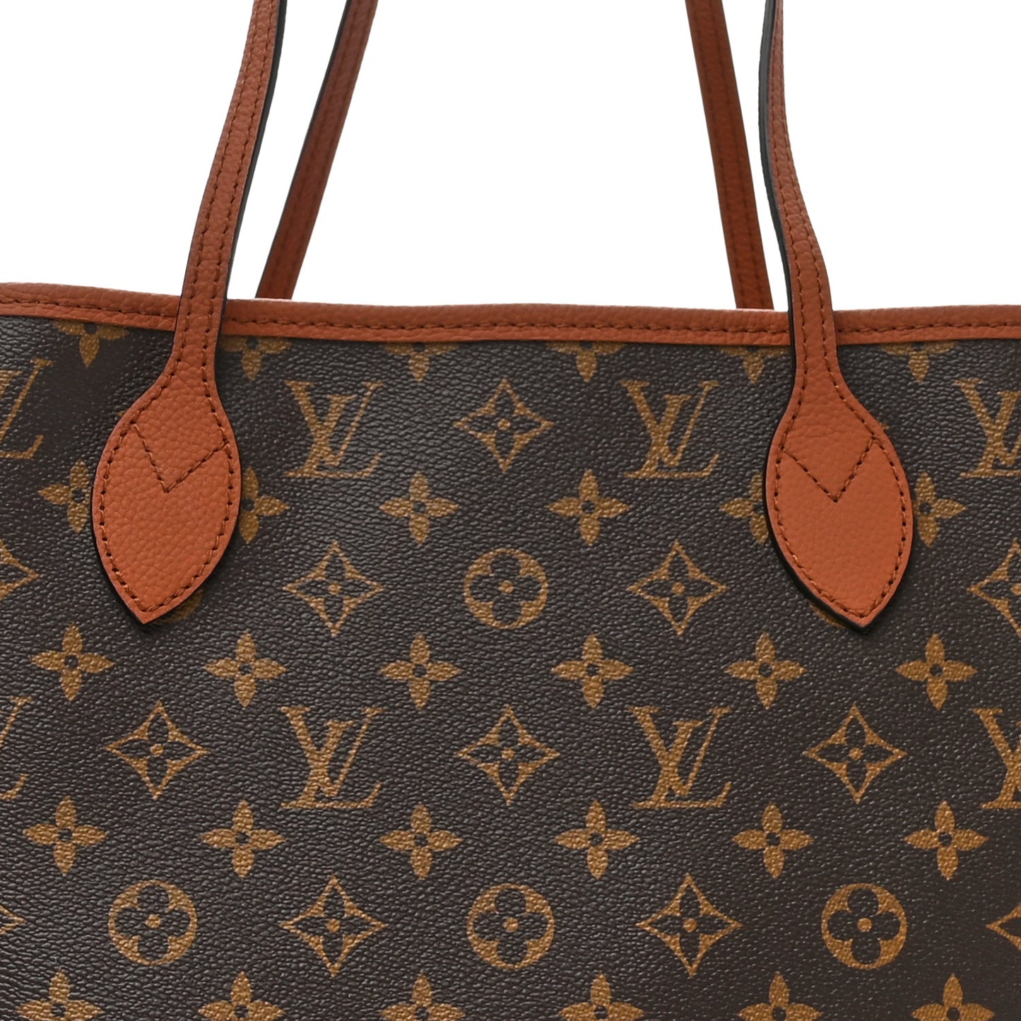 Monogram Calfskin Neo Neverfull Inside Out MM Tan