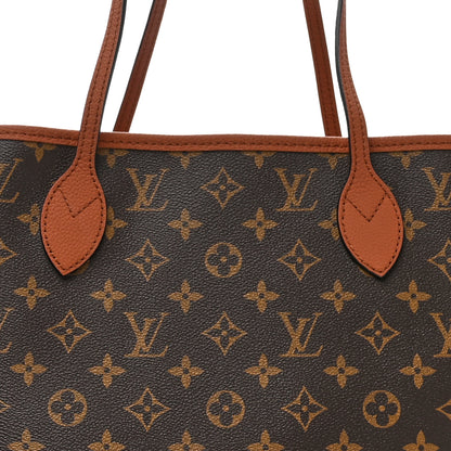 Louis Vuitton Monogram Calfskin Neo Neverfull Inside Out MM Tan 8 of 10