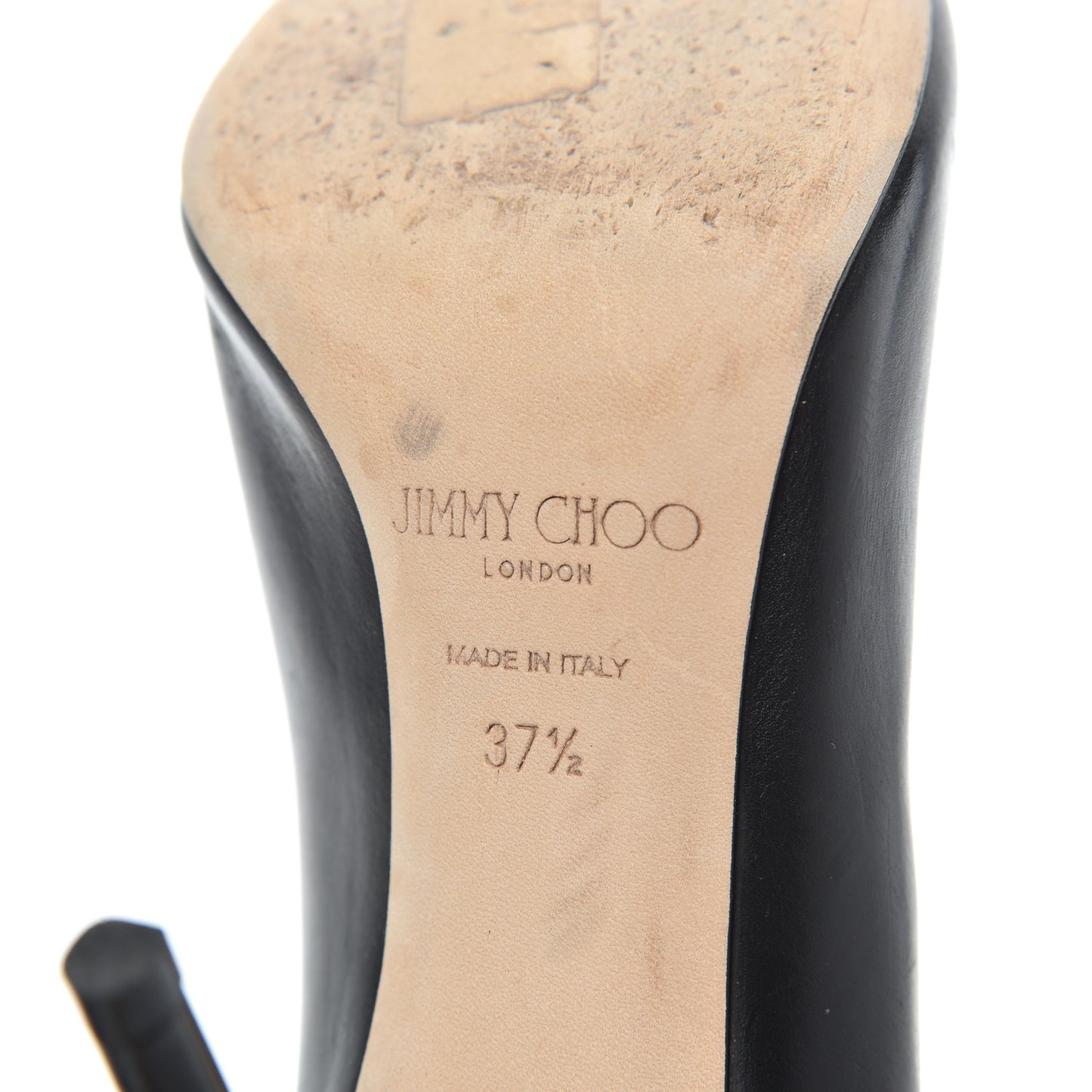 Calfskin Lark 65 Ankle Strap Pumps 37.5 Black