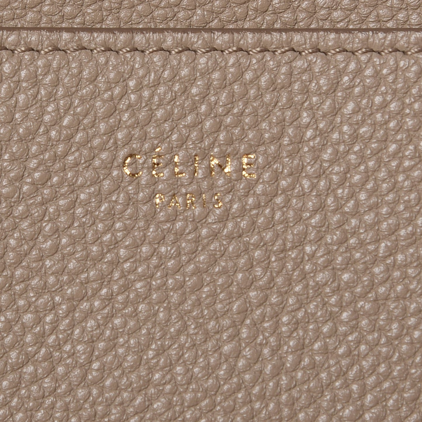 Soft Grained Calfskin Sangle Bucket Bag Dune