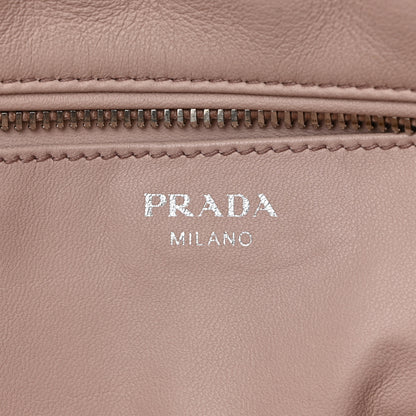 Prada Soft Calf Large Inside Tote Black Mughetto 6 of 12