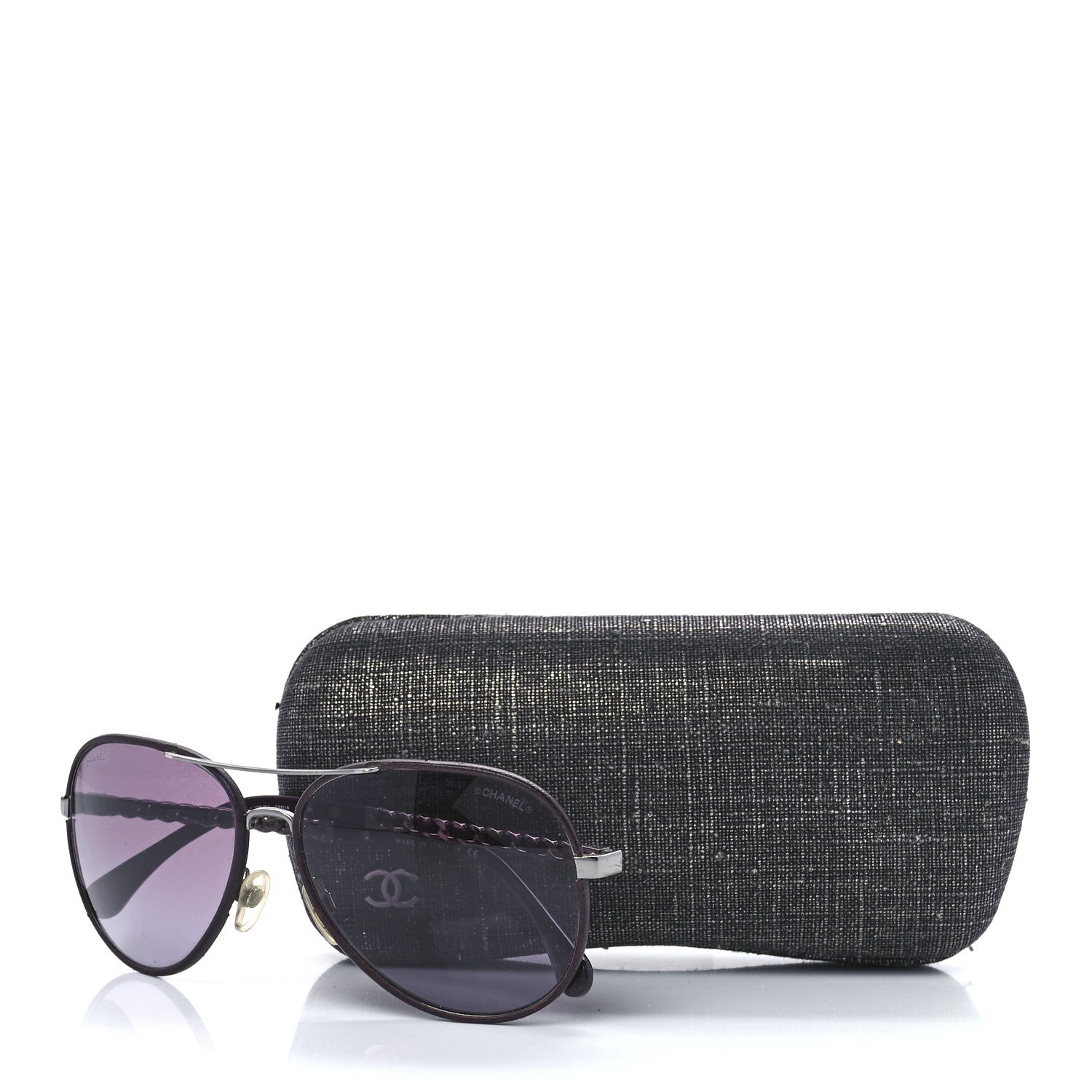 Chanel Polarized Pilot Winter Sunglasses 4219-Q Grey 8 of 8