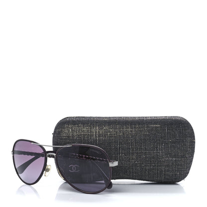 Chanel Polarized Pilot Winter Sunglasses 4219-Q Grey 8 of 8