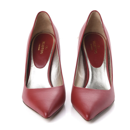 Valentino Garavani Nappa Rockstud Jaw Stud 100mm Pumps 37 Rosso Valentino 2 of 9