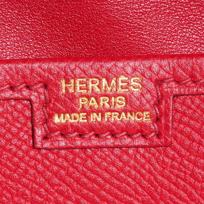 Hermes Epsom Jige Elan 29 Clutch Rouge Garance 7 of 8