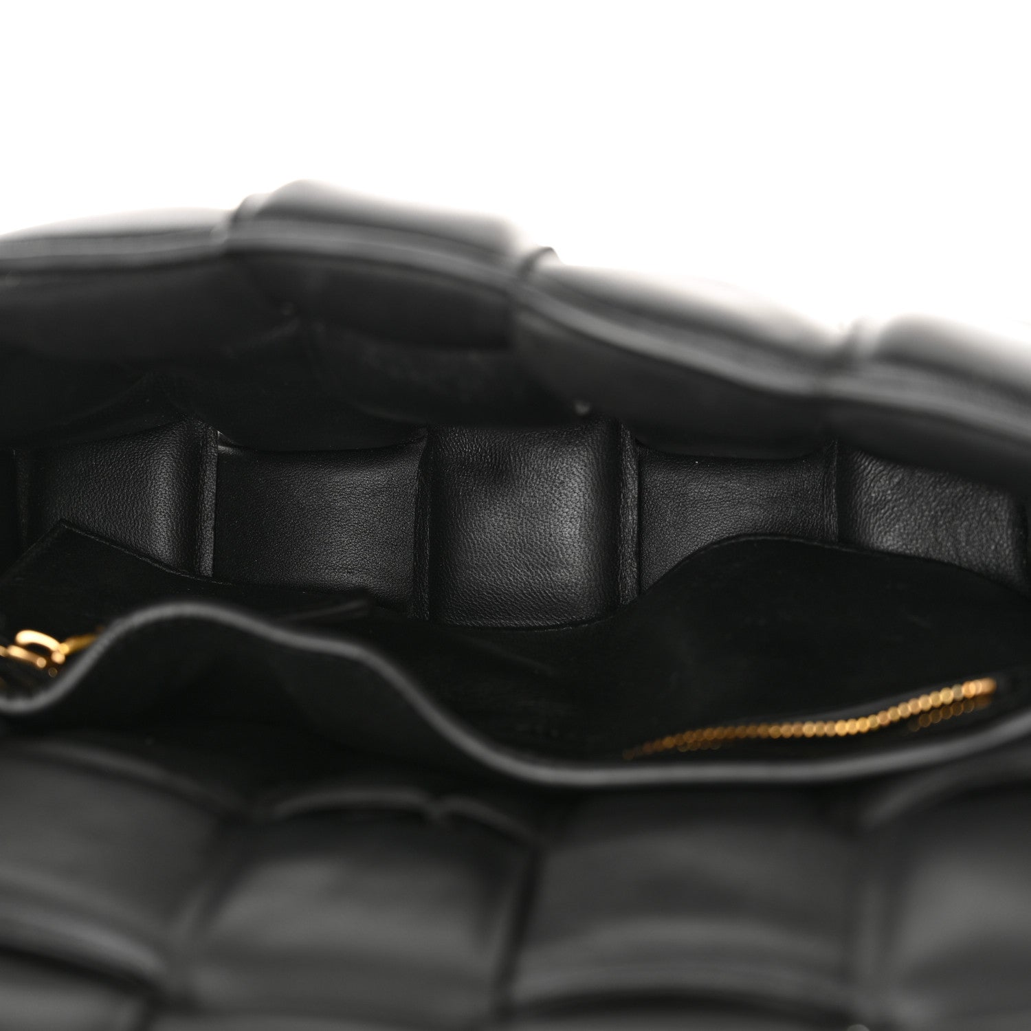 Bottega Veneta Nappa Maxi Intreccio Padded Cassette Crossbody Bag Black 5 of 9