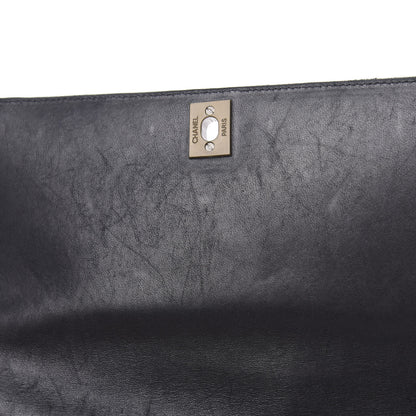 Chanel Lambskin Diamond Stitched Shoulder Bag Black 14 of 17