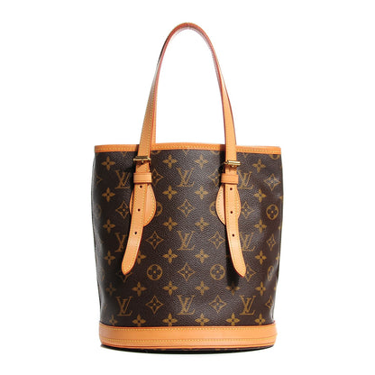 Louis Vuitton Monogram Petit Bucket 23 1 of 8