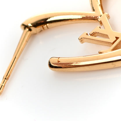 Louis Vuitton Fall In Love Heart Earrings PM Gold 6 of 7