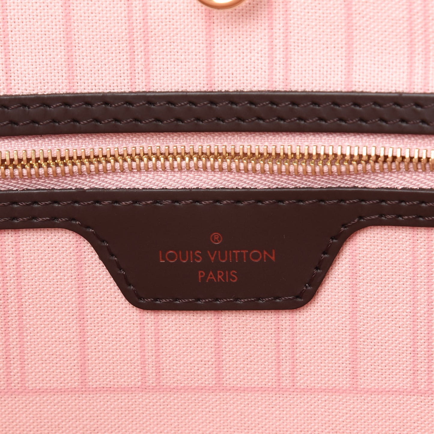 Damier Ebene Neo Neverfull MM Rose Ballerine