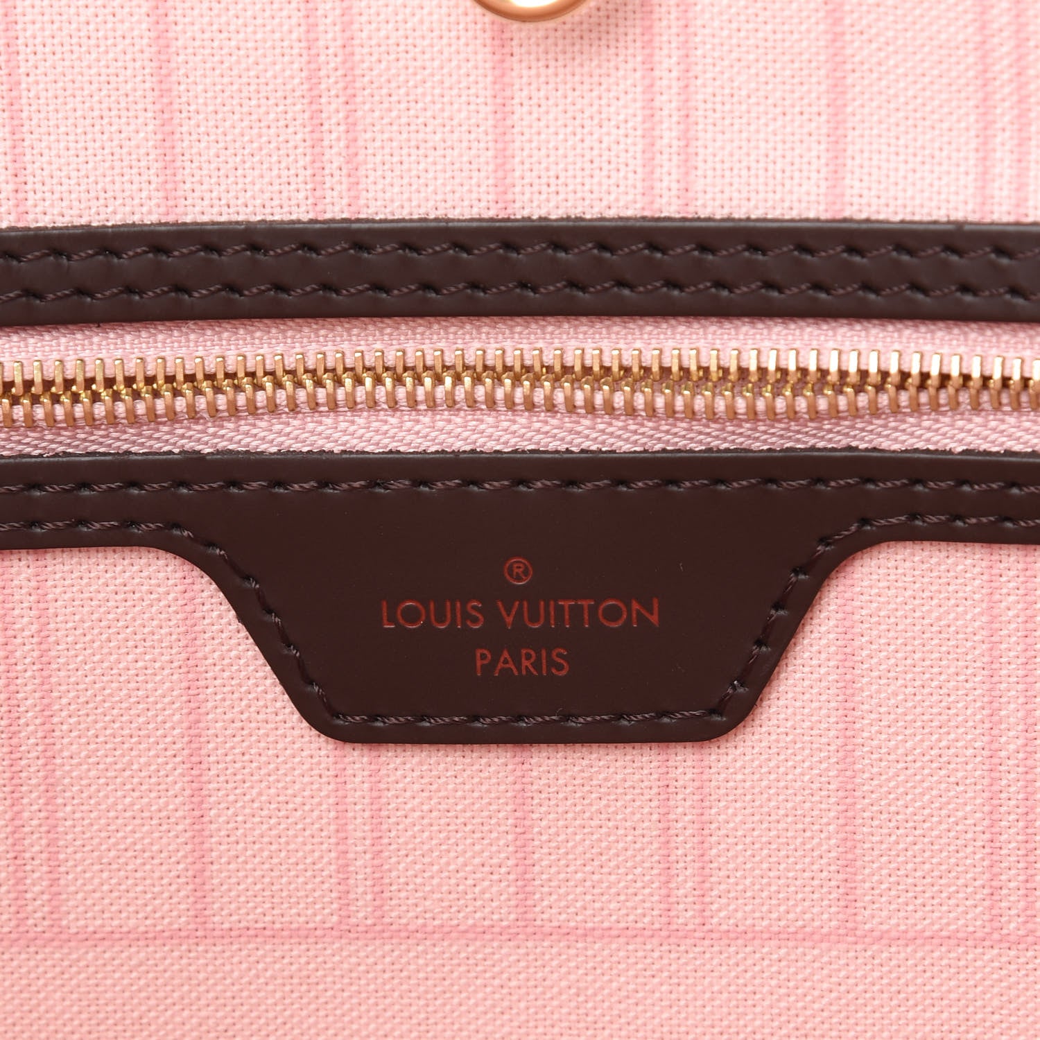 Louis Vuitton Damier Ebene Neo Neverfull MM Rose Ballerine 8 of 12