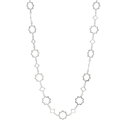 Tiffany Sterling Silver Paloma Picasso Zellige Marrakesh Continuous Link Necklace 1 of 4