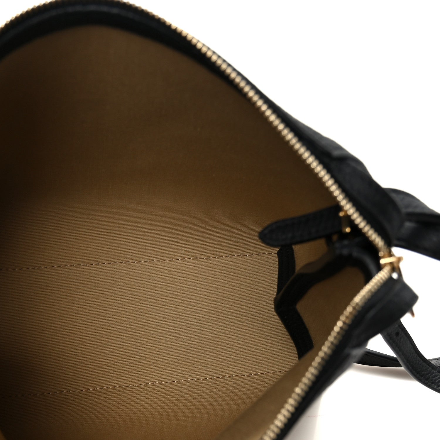Khaite Canvas Calfskin Medium Lina Crossbody Bag Black Honey 5 of 9